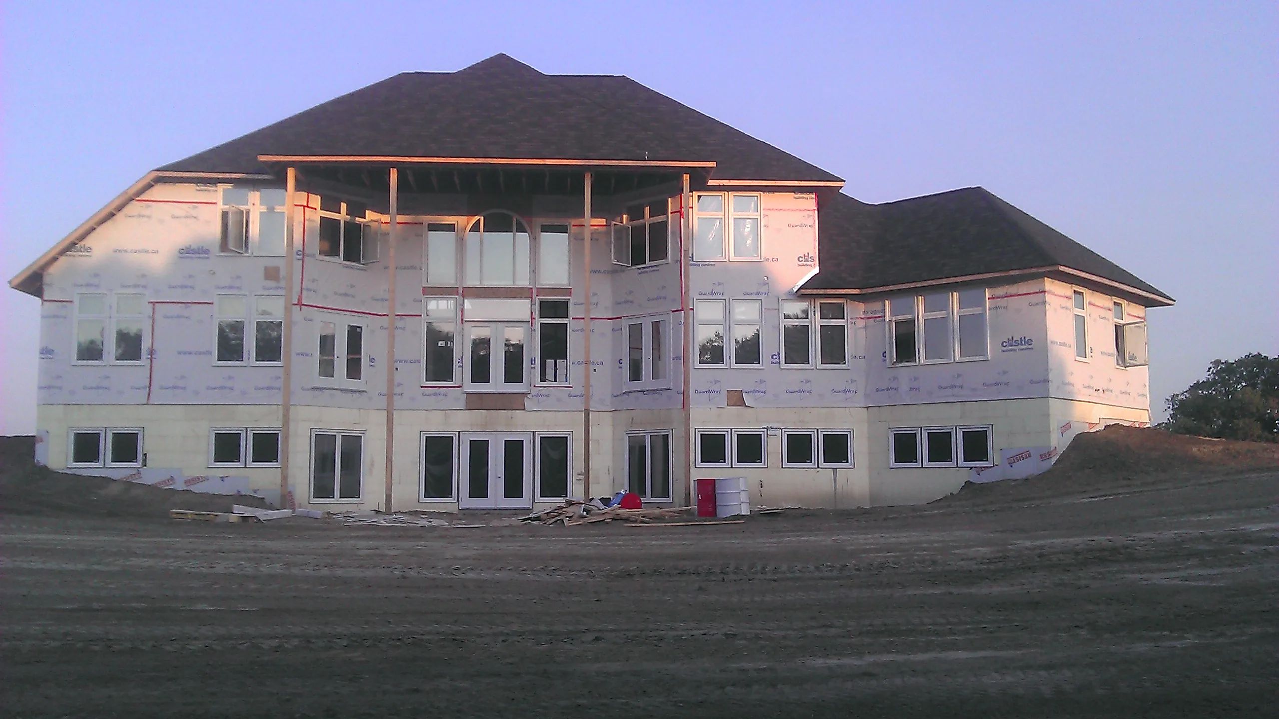 An example of work by Downtown Drywall